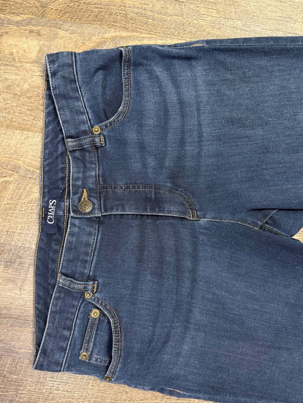 Womens Chaps Denim Jeans Sz 10 Dark Wash Vintage High Waisted Excellent - Picture 6 of 9